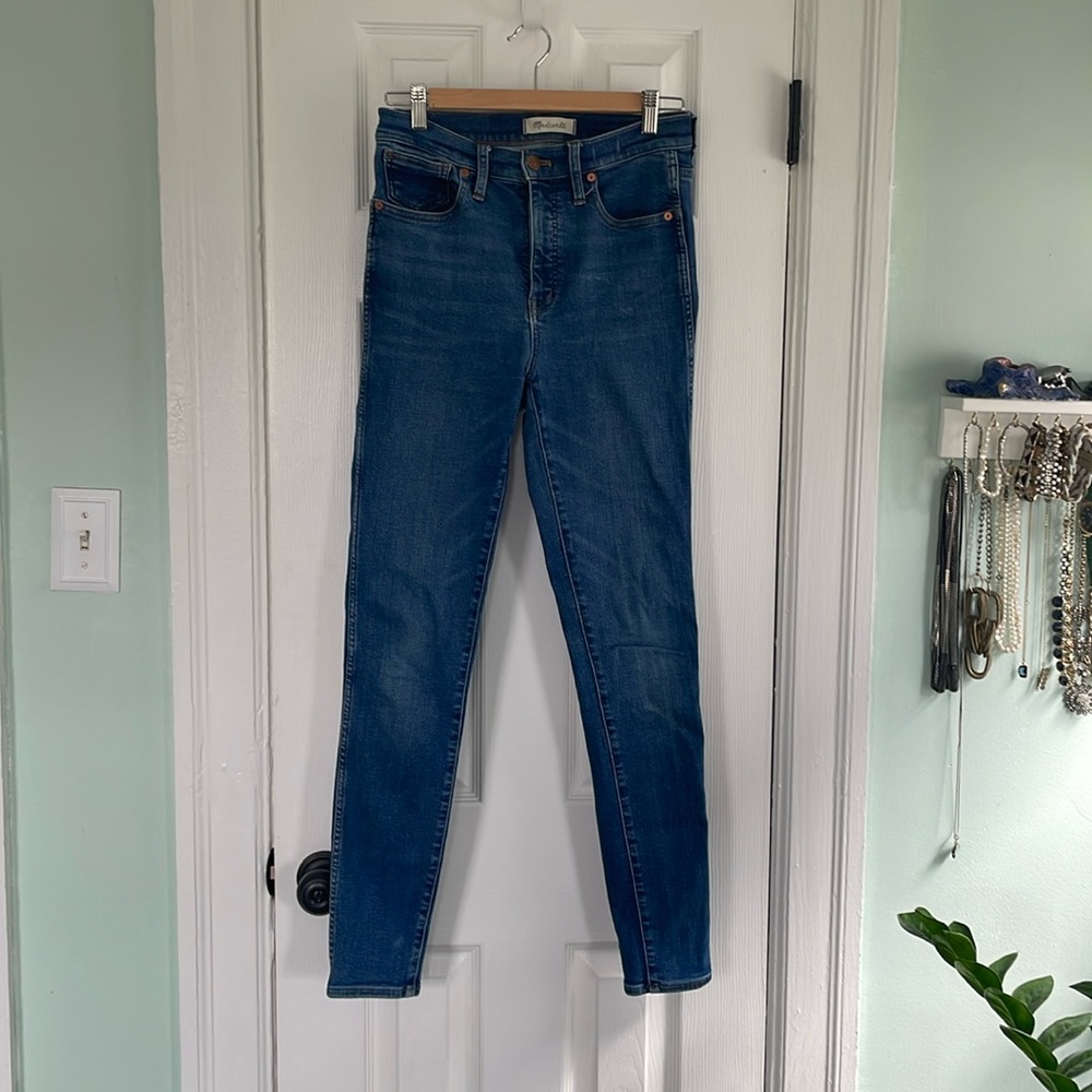 Madewell 10 inch high-rise skinny jeans 27T